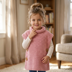 Kids Tabard Knitting Pattern, Super Chunky, PDF Instant Download PDF