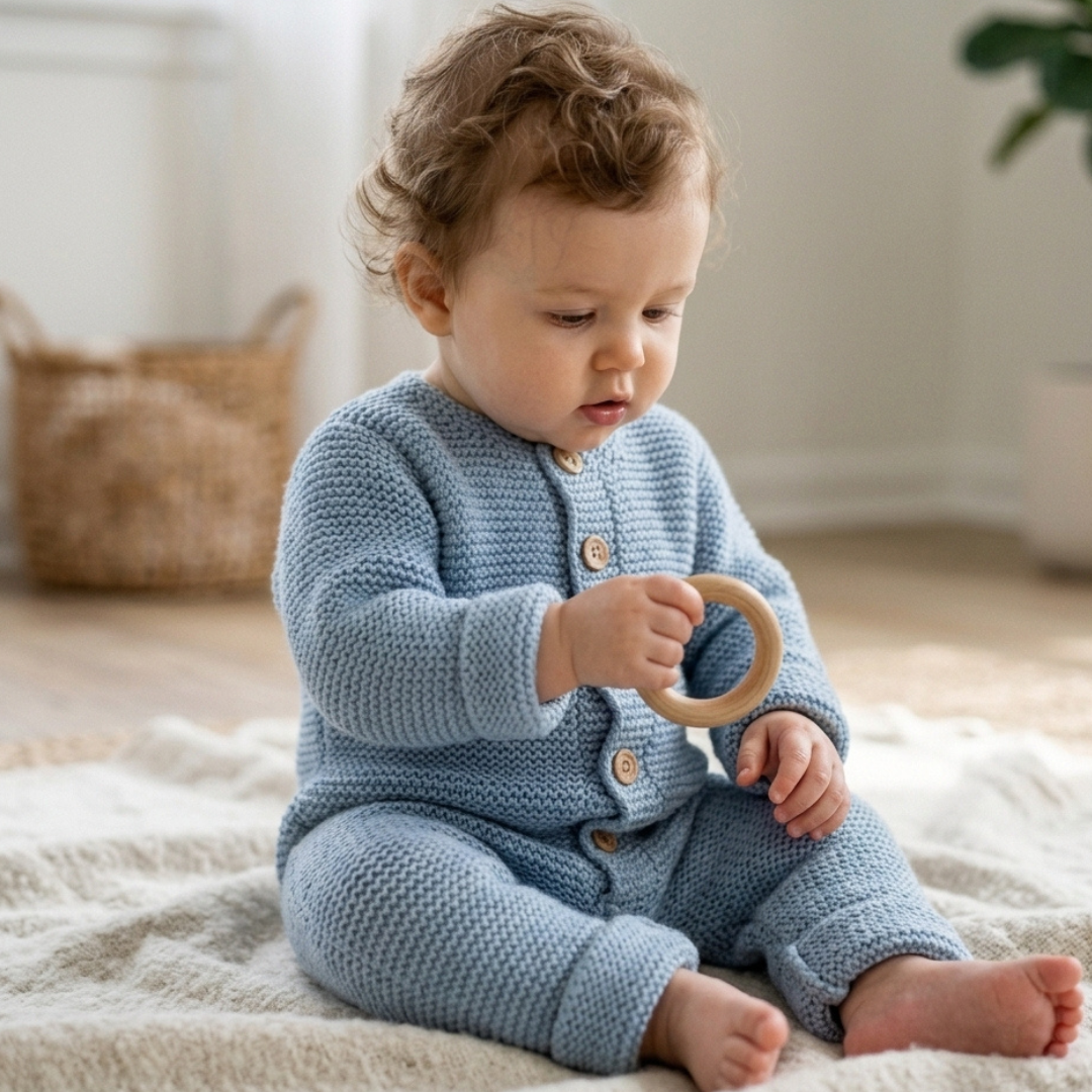 Baby Romper Knitting Pattern, Many Sizes, 3M-4Y, Instant Download
