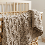 Textured Baby Blanket Knitting Pattern, Beginner Friendly, Instant Download
