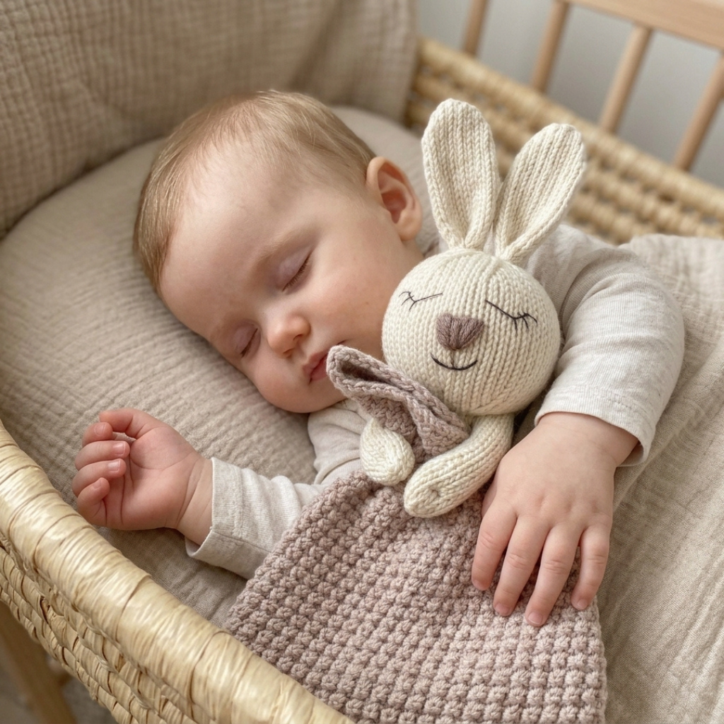 Bunny Comforter Knitting Pattern, Instant Download