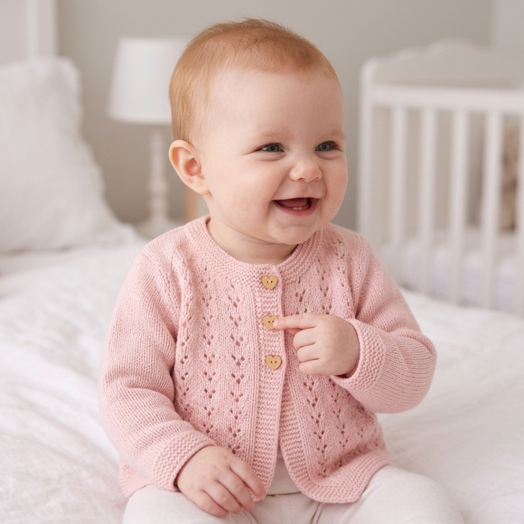 Kids Cardigan Knitting Pattern, Cozy Jacket, Sizes 2Y-11Y